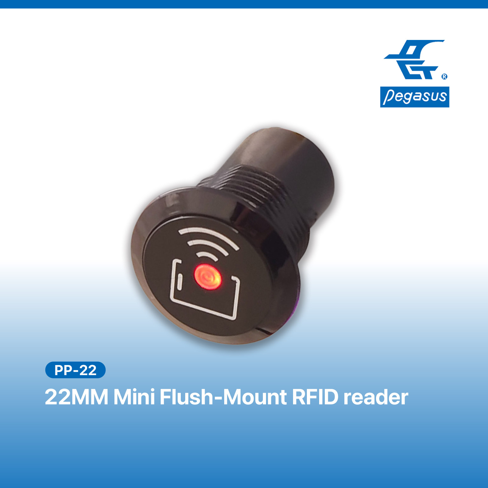 22MM Mini Flush-Mount RFID reader